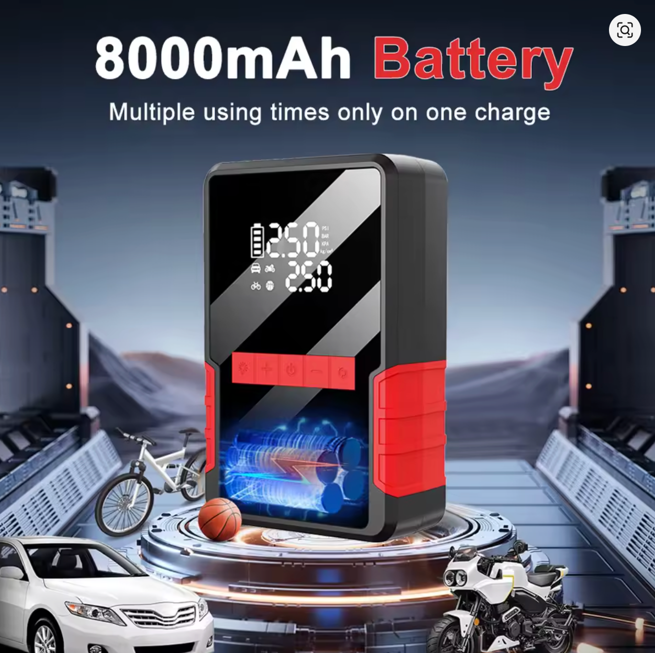 4-in-1 Car Jump Starter Pro