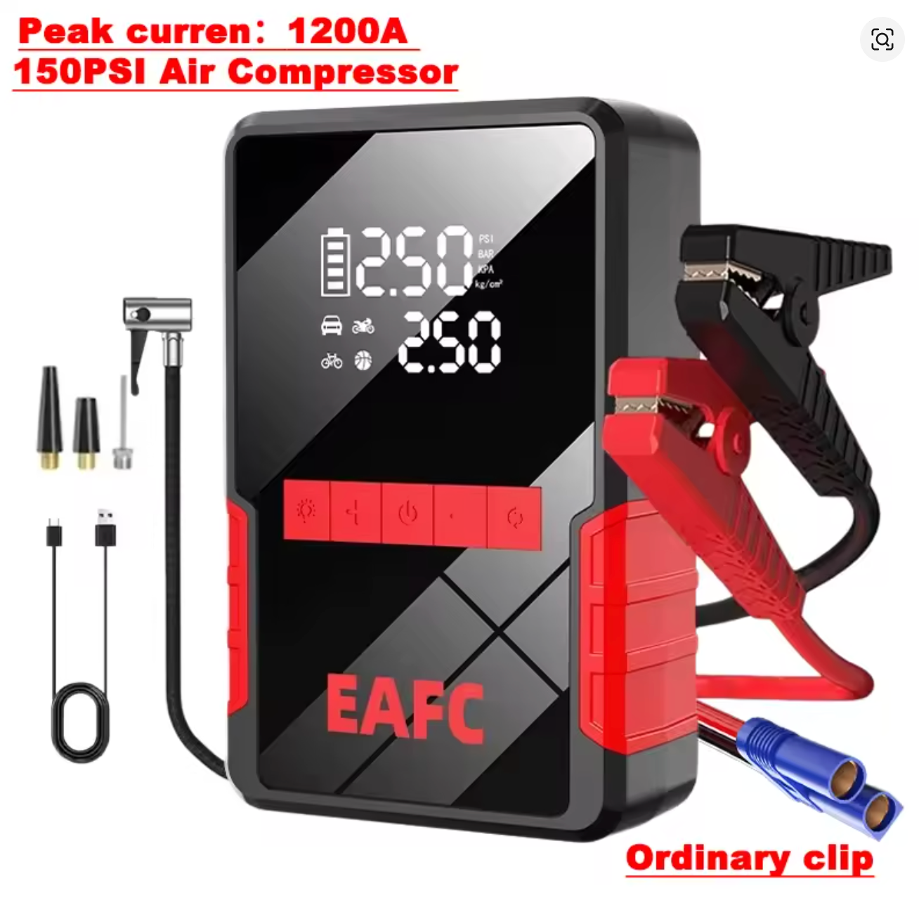4-in-1 Car Jump Starter Pro