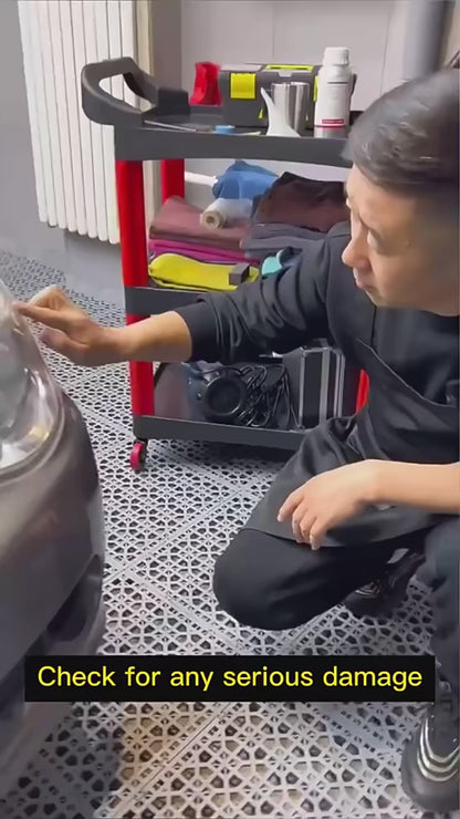 Headlight Restoration Kit | 800ml Cleaner & Polishing Tool